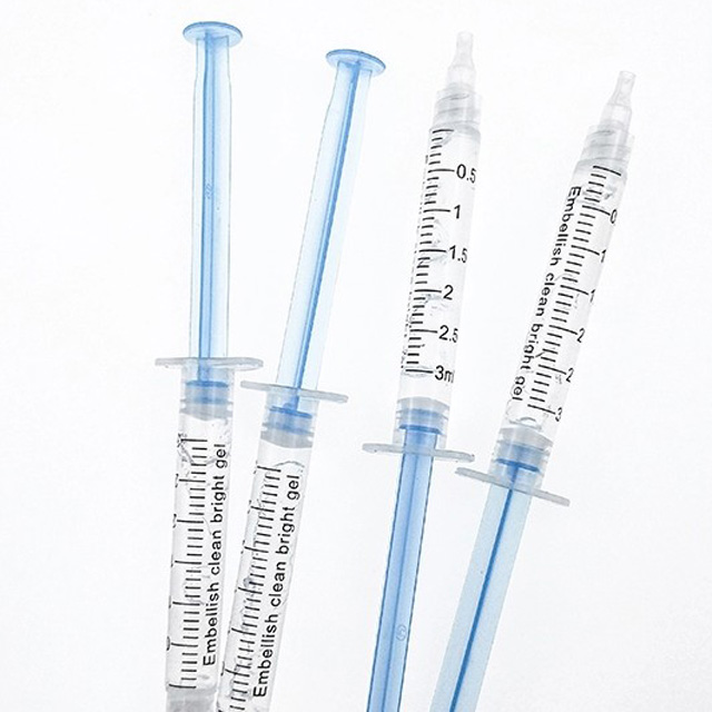 Empty syringe dental syringe